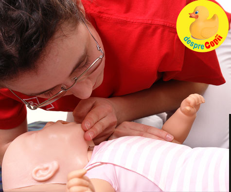 Primul ajutor bebelusului - cinci feluri in care poti salva viata bebelusului in caz de sufocare sau pierdere a cunostintei