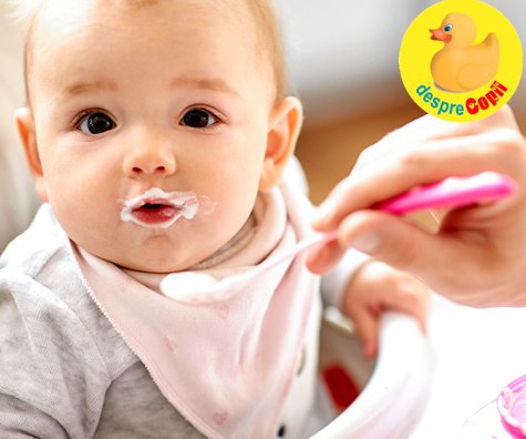 Primul aliment in diversificarea bebelusului: care si de ce