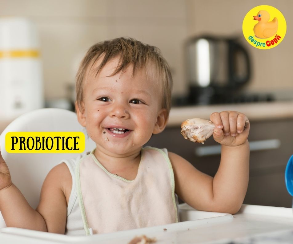 Ce sunt probioticele si de ce ar trebui sa le includ in alimentatia copilului meu?