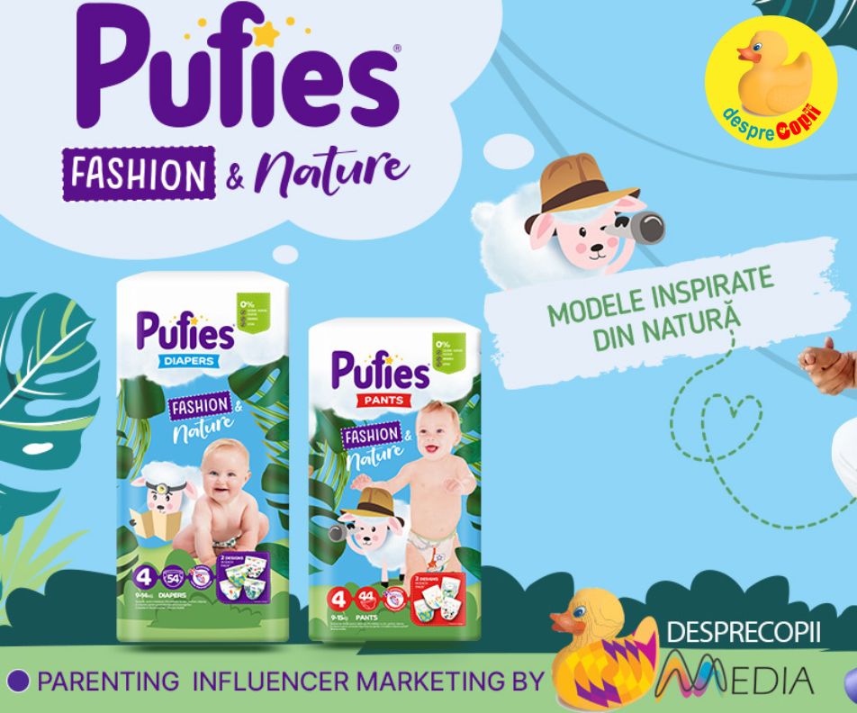 DESPRECOPII MEDIA Parenting Influencers Ring semneaza cea mai recenta campanie de influencer marketing FICOSOTA, cu prilejul lansarii gamei de scutece pentru bebelusi Pufies Fashion&Nature