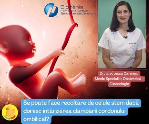 Se poate face recoltare de celule stem daca doresc intarzierea clamparii cordonului ombilical? - sfatul medicului obstetrica - ginecologie