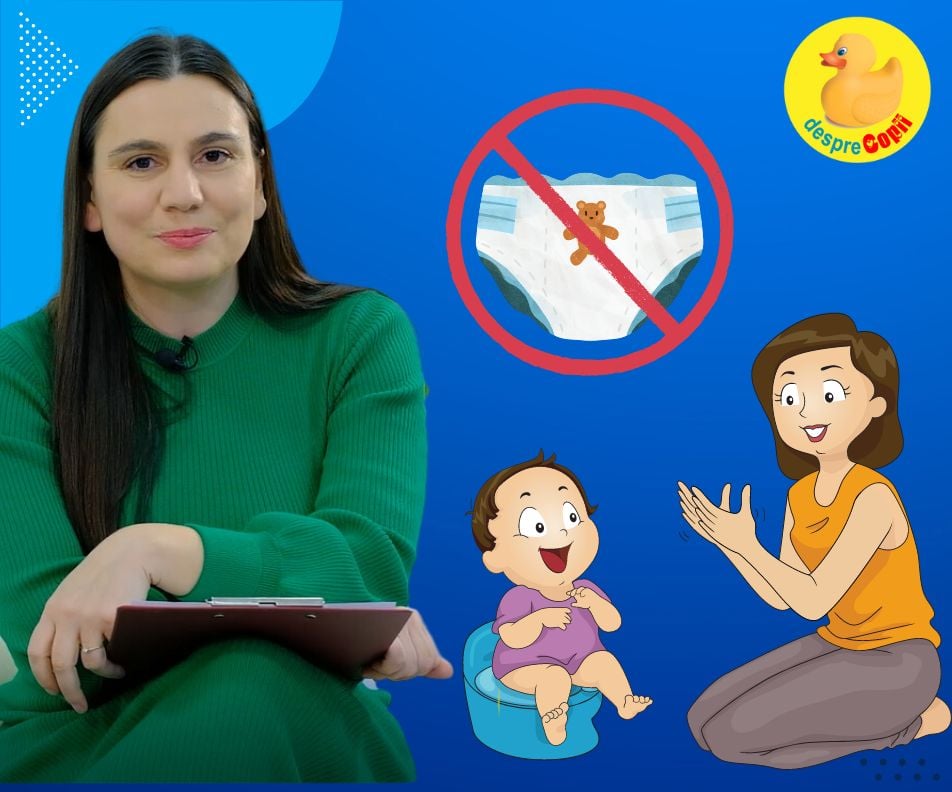 Despre renuntarea la scutec -  Ghid pentru mamici | ABC DE PEDIA, podcast marca DespreCopii&Roxana Hristianovici, Episodul 8