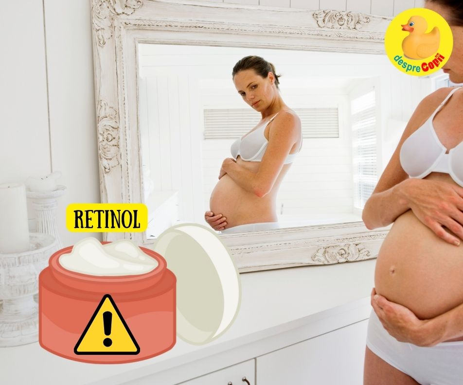 Îngrijirea pielii în timpul sarcinii -  de ce retinolul NU este recomandat