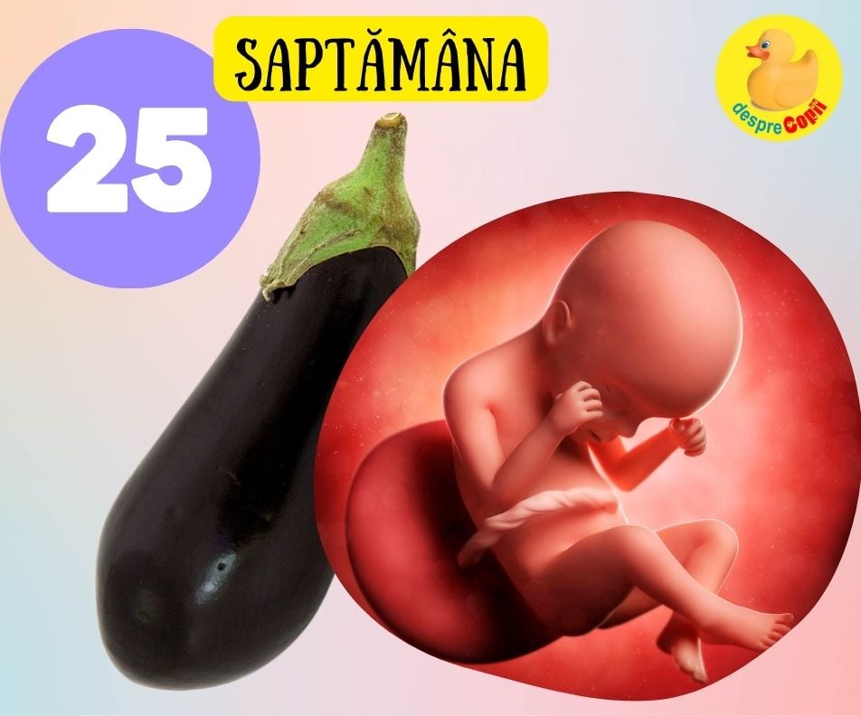 Saptamana 25 de sarcina -  bebe dezvolta de acum o preferinta pentru dulciuri (VIDEO)