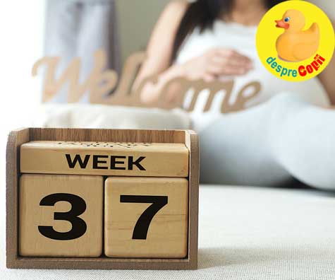 La 37 de saptamani bebe se joaca cu cordonul ombilical - jurnal de sarcina