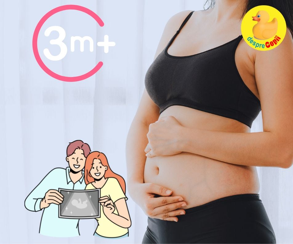 Luna 3 de sarcina: 9 lucruri speciale pentru mami si dezvoltarea lui bebe