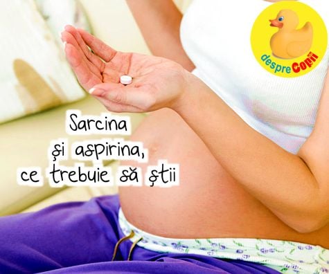 Sarcina si aspirina: ce trebuie sa stii