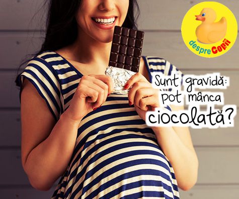 Sunt gravida: pot manca ciocolata?