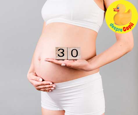 Cum se mai simte mami la 30 de saptamani de sarcina - jurnal de sarcina