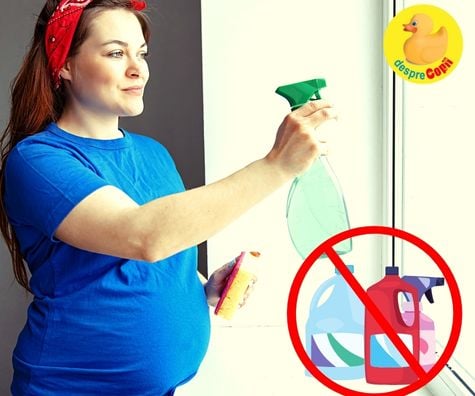 Folosirea dezinfectantilor in timpul sarcinii poate creste riscul copilului de astm si eczema