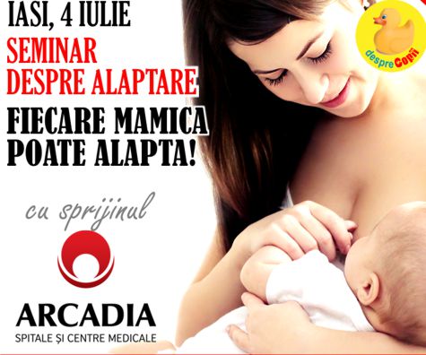 Fiecare mamica poate alapta -  un Eveniment special Desprecopii care te asteapta