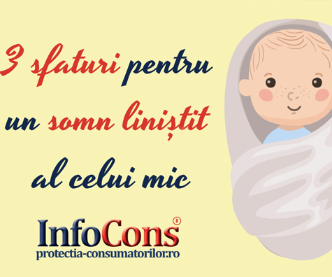 3 sfaturi pentru un somn linistit al celui mic!