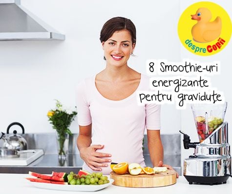 8 Smoothie-uri energizante pentru gravidute