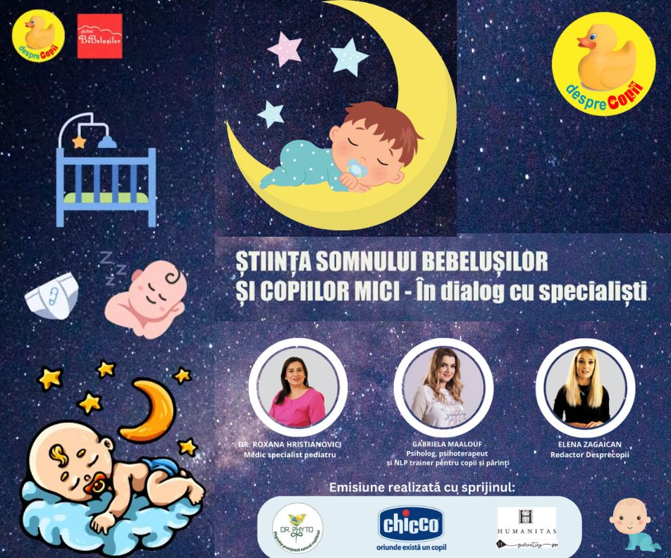Stiinta somnului bebelusilor si copiilor mici - In dialog cu specialistii