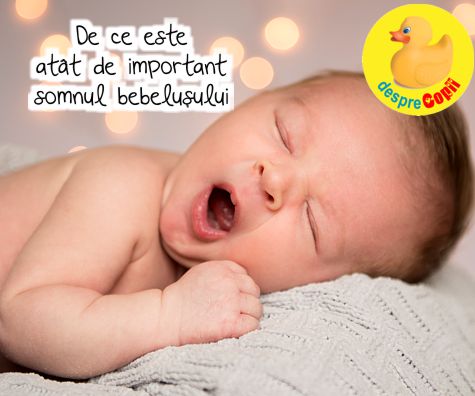 De ce este atat de important somnul bebelusului