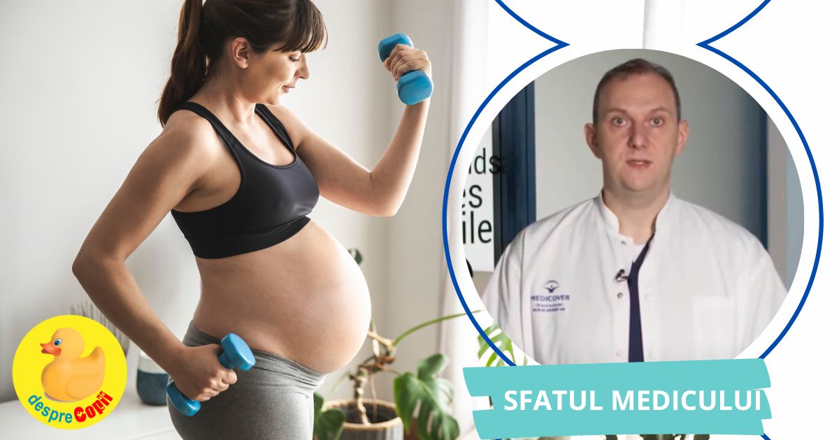 Este permis sportul si efortul fizic in timpul sarcinii? - raspunsul medicului obstetrica-ginecologie