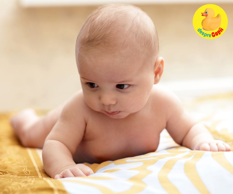 Semne ca bebelusul are nevoie sa petreaca de mai mult timp pe burtica - iar faptul ca are probleme de digestie poate fi un indiciu