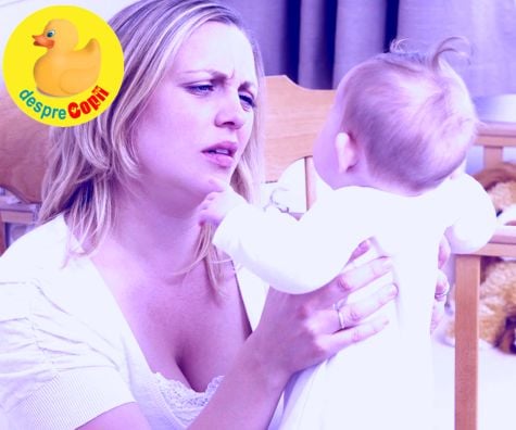 O mama stresata inseamna un bebelus plangacios. Mami nu transmite sentimente negative bebelusului tau.