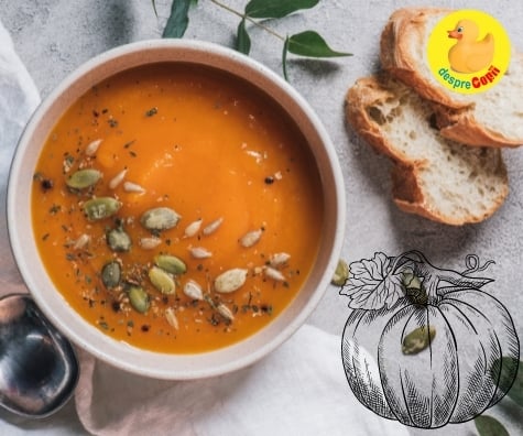 Supa crema de dovleac pumpkin