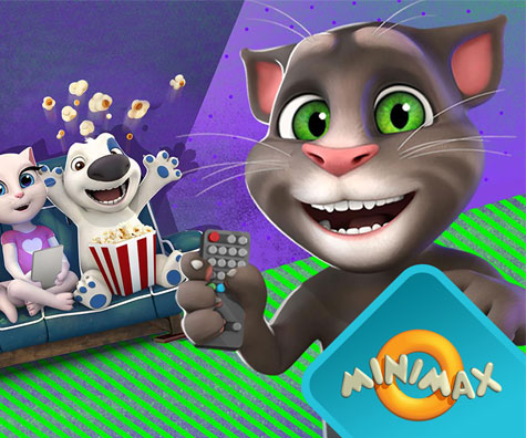 Talking Tom si prietenii lui te provoaca la multa distractie! Vino si tu alaturi de noi!