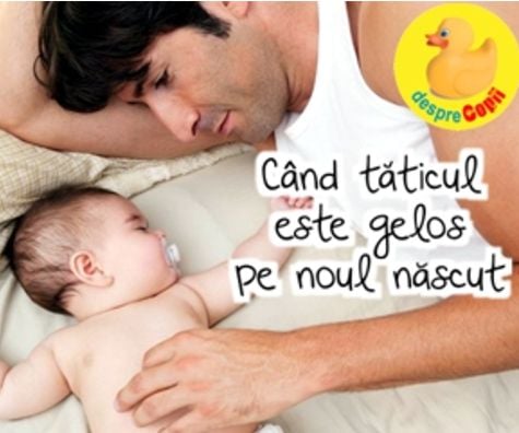 Cand tati este gelos pe bebelusul noul nascut - si asta chiar se intampla
