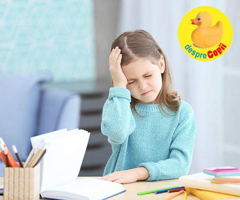 Ce tipuri de dureri de cap pot avea copiii?