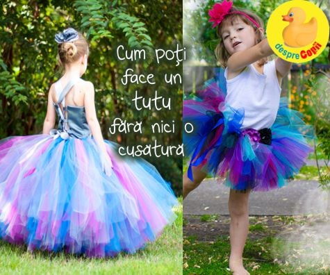 Cum poti face un tutu fara nici o cusatura - pentru fetita ta