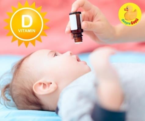 Vitamina D pentru bebelusii alaptati: recomandarea Academiei Americane de Pediatrie cu update de 2024