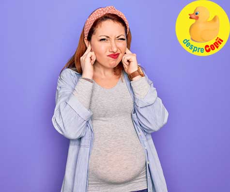 Mami e prea tare! Zgomotele puternice pot deteriora auzul fatului din burtica si il streseaza