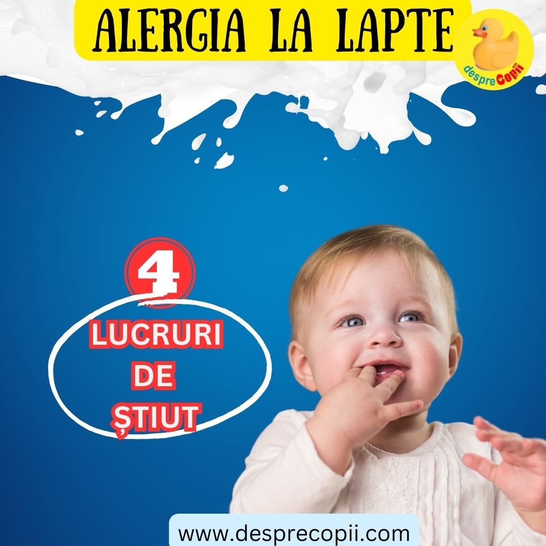 Alergie la lapte bebelusi