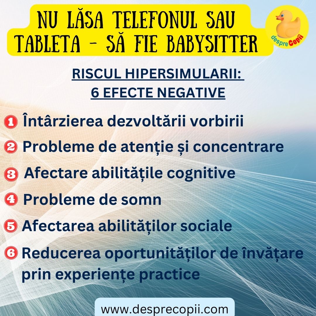 hiperstimulare ecrane bebelusi