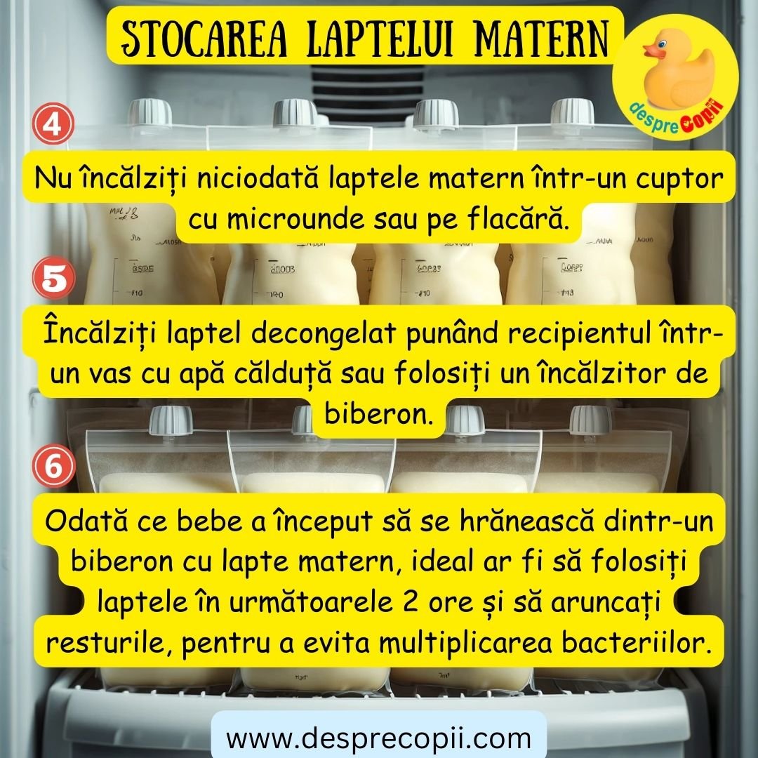 stocare lapte matern 4