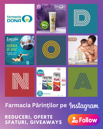 Farmaciile Dona pe Instagram
