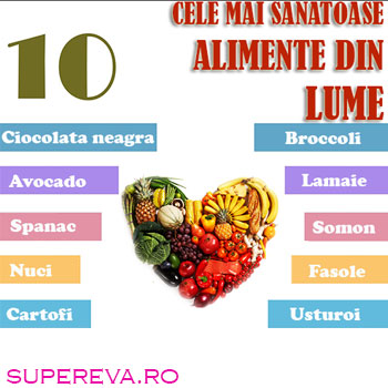 Topul celor mai sanatoase alimente din lume!