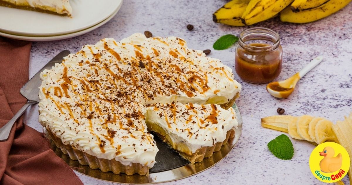 Tarta Banoffee: un desert care aduna zambete in jurul mesei