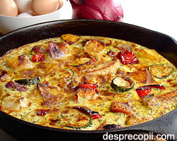 Frittata cu spanac