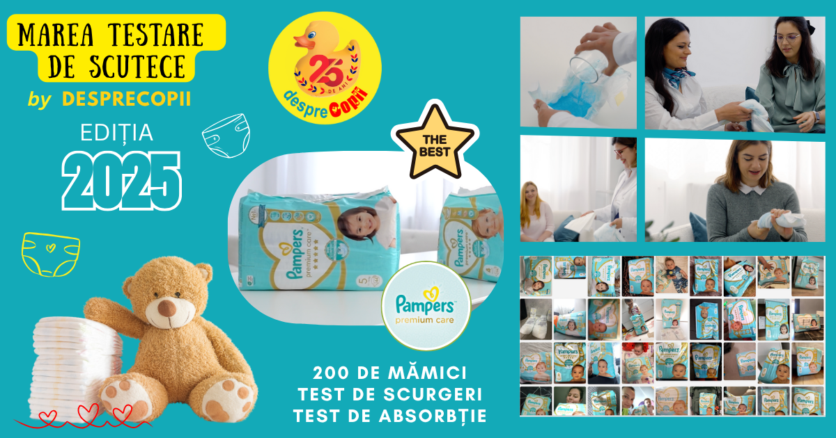 Pampers Premium Care - alegerea nr. 1 a mamicilor din Comunitatea Desprecopii in 2025