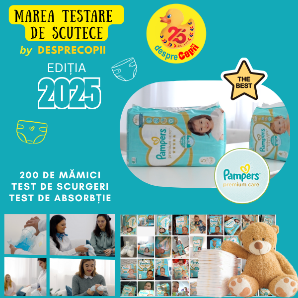 Pampers Premium Care - alegerea nr. 1 a mamicilor din Comunitatea Desprecopii in 2025