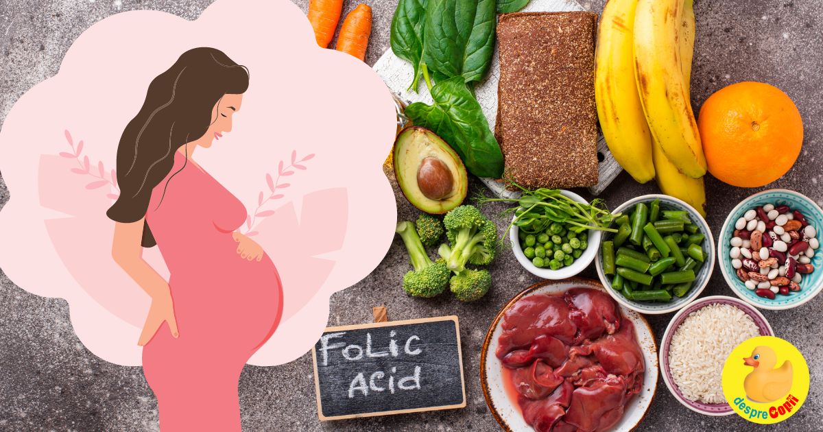 Acidul folic: importanta si rol inainte de conceptia copilului