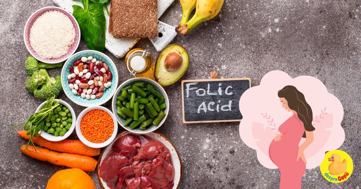 Acidul folic: Tot ce e nevoie sa stii despre aceasta vitamina esentiala sarcinii