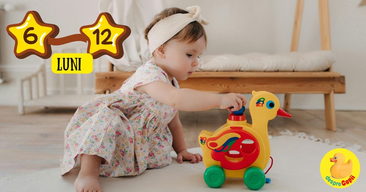 Activitati de joaca educative pentru bebelusi de 6-12 luni si cele mai bune jucarii educationale la aceasta varsta