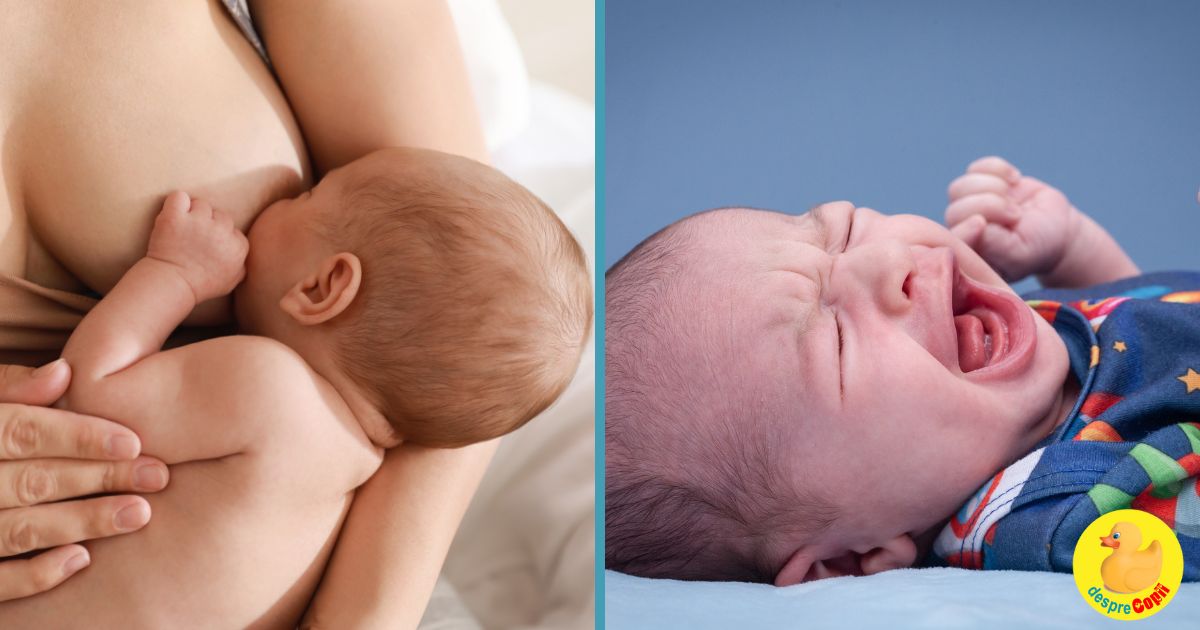 Alaptarea exclusiva si colicile bebelusului: cele mai frecvente cauze ale colicilor bebelusilor alaptati exclusiv