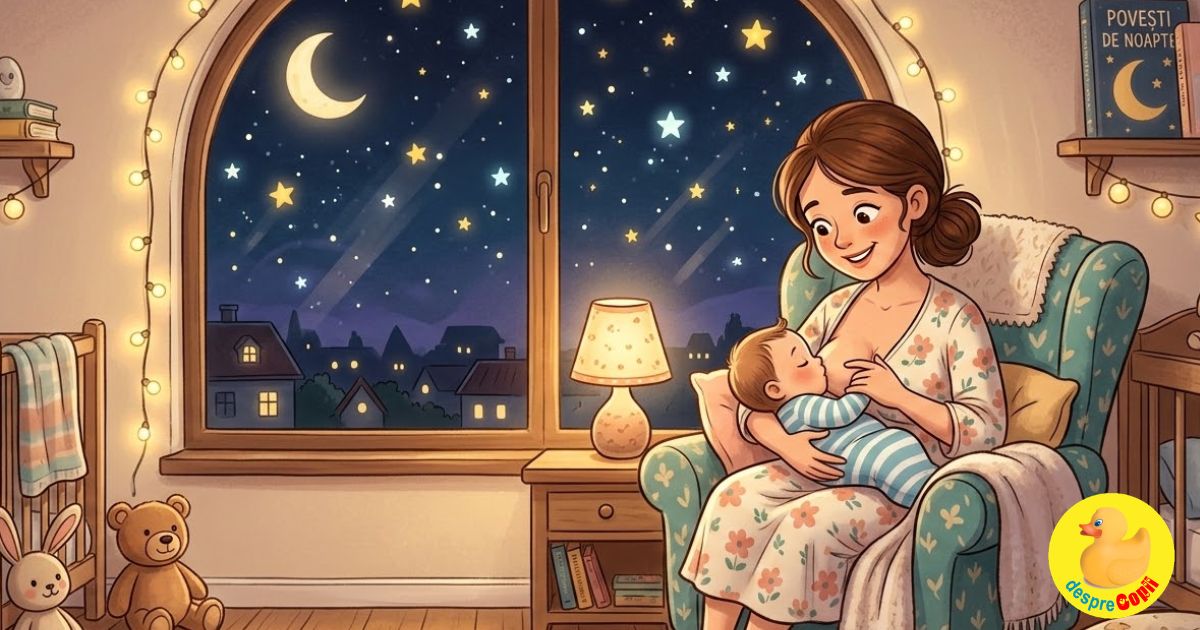 Alaptarea in timpul noptii -  cum isi regleaza bebelusul singur orele de mancare