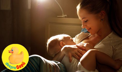 Alaptarea in timpul noptii: cum isi regleaza bebelusul singur orele de mancare