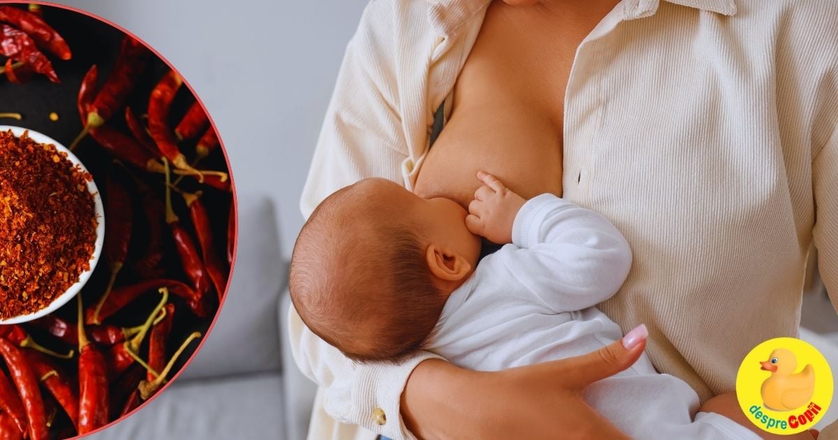 Poti manca picant cand alaptezi? Descopera adevarul pe care putini parinti il stiu