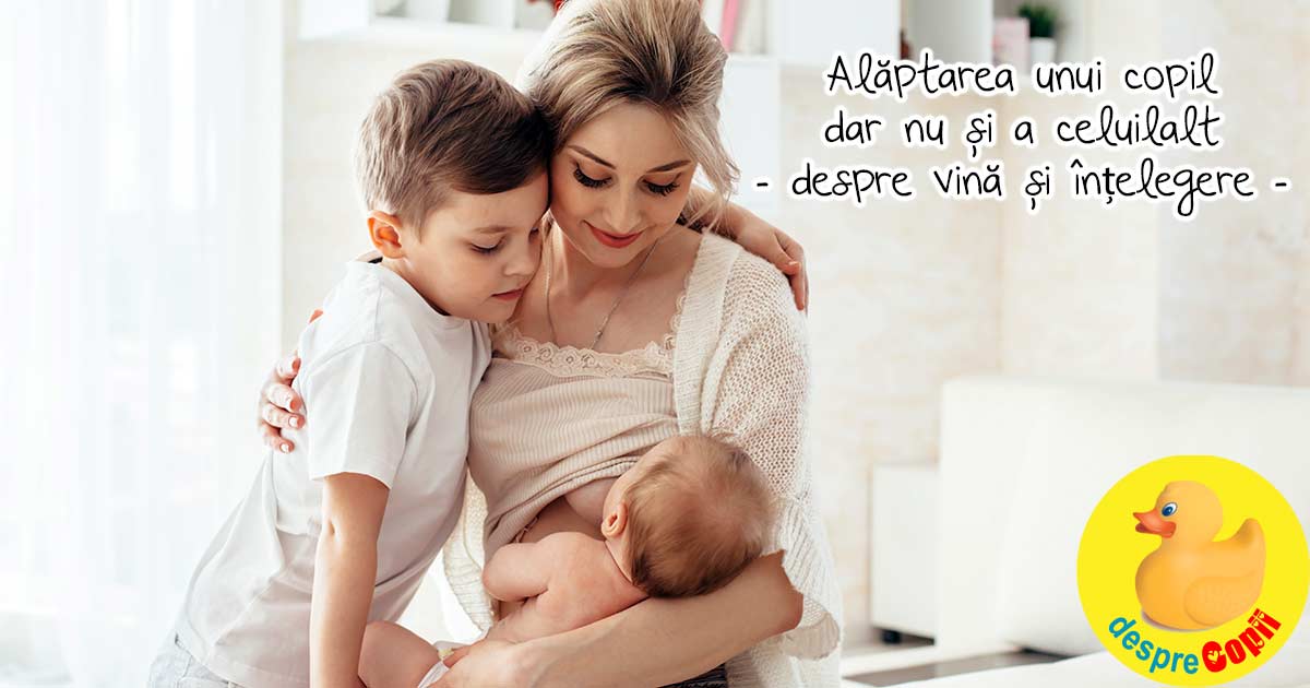 Mi-am alaptat un copil dar nu am reusit la celalalt. Despre vina si intelegere - confesiunile unei mame