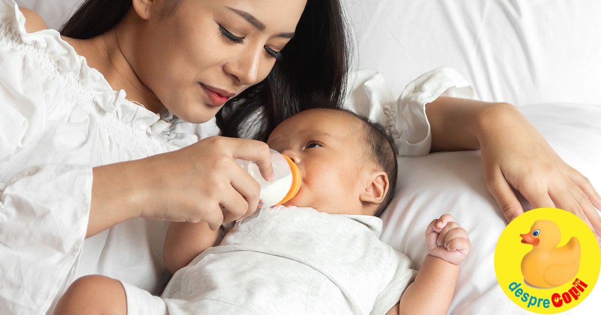 Alaptarea cu biberonul: Mai precis hranirea bebelusului cu biberonul. 9 lucruri esentiale de stiut draga mami