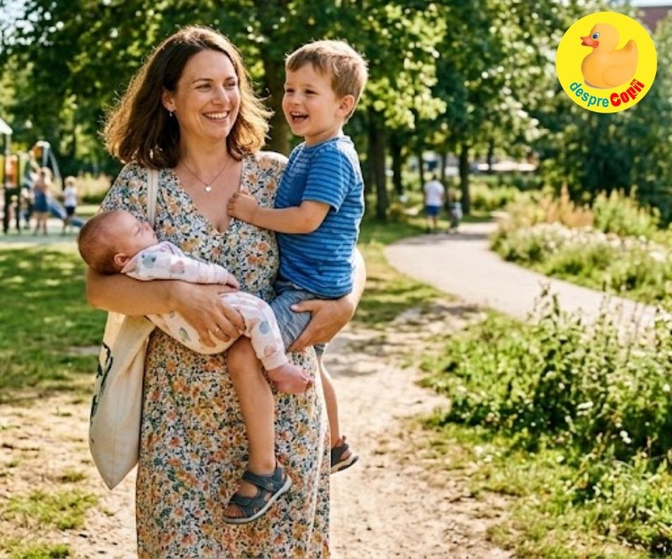 Credeam ca al doilea copil va fi mai ușor. Doar ca intre scutece, dinti si diversificare, descopăr că am uitat aproape tot