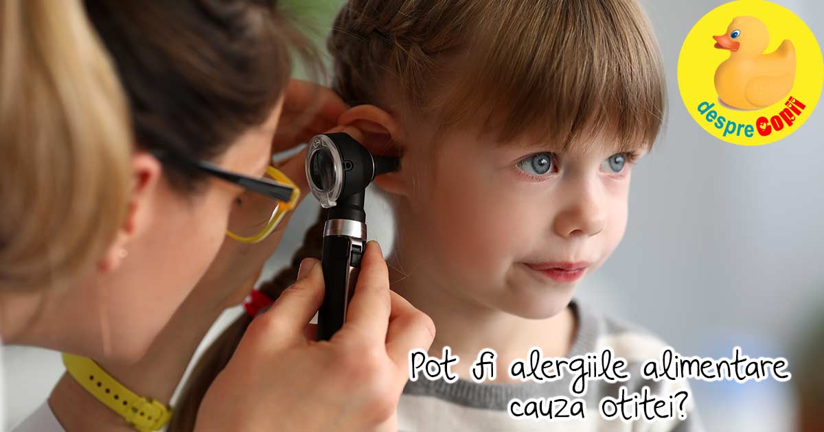 Infectiile la urechi la copii si legatura lor cu alergiile alimentare