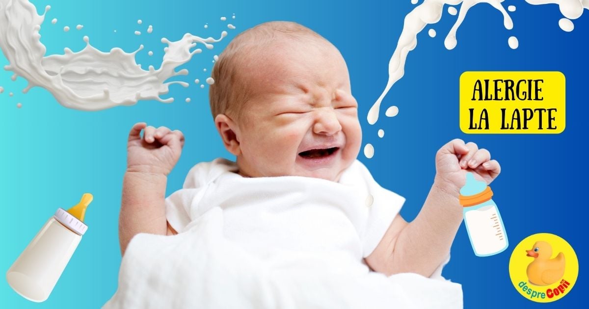 Alergia la lapte a bebelusului: simptome, cauze si tratare - cum hranim bebelusul in aceasta situatie